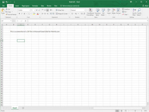 Screenshot of a .dif file in Microsoft Excel 2016