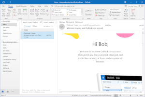 Screenshot of a .msg file in Microsoft Outlook 2019