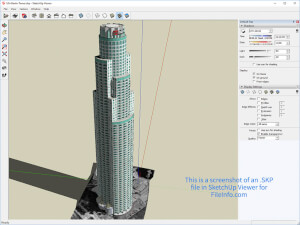 Screenshot of a .skp file in SketchUp Viewer