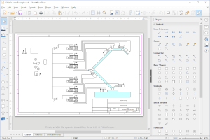 Screenshot of a .vsd file in LibreOffice Draw 6.2